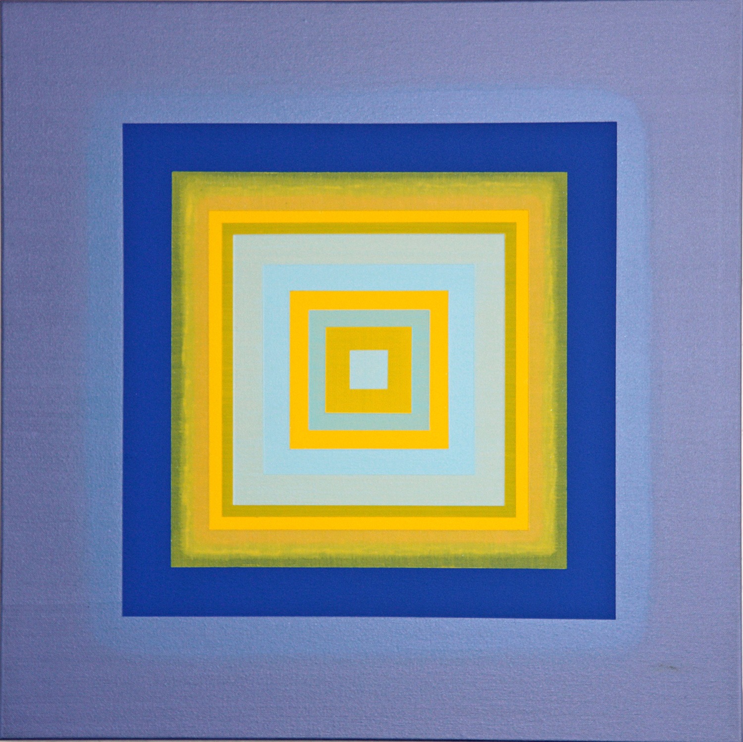 Yim So-Ah, Mit Sisyphus - bl, 100x100cm, acrylic on aluminum