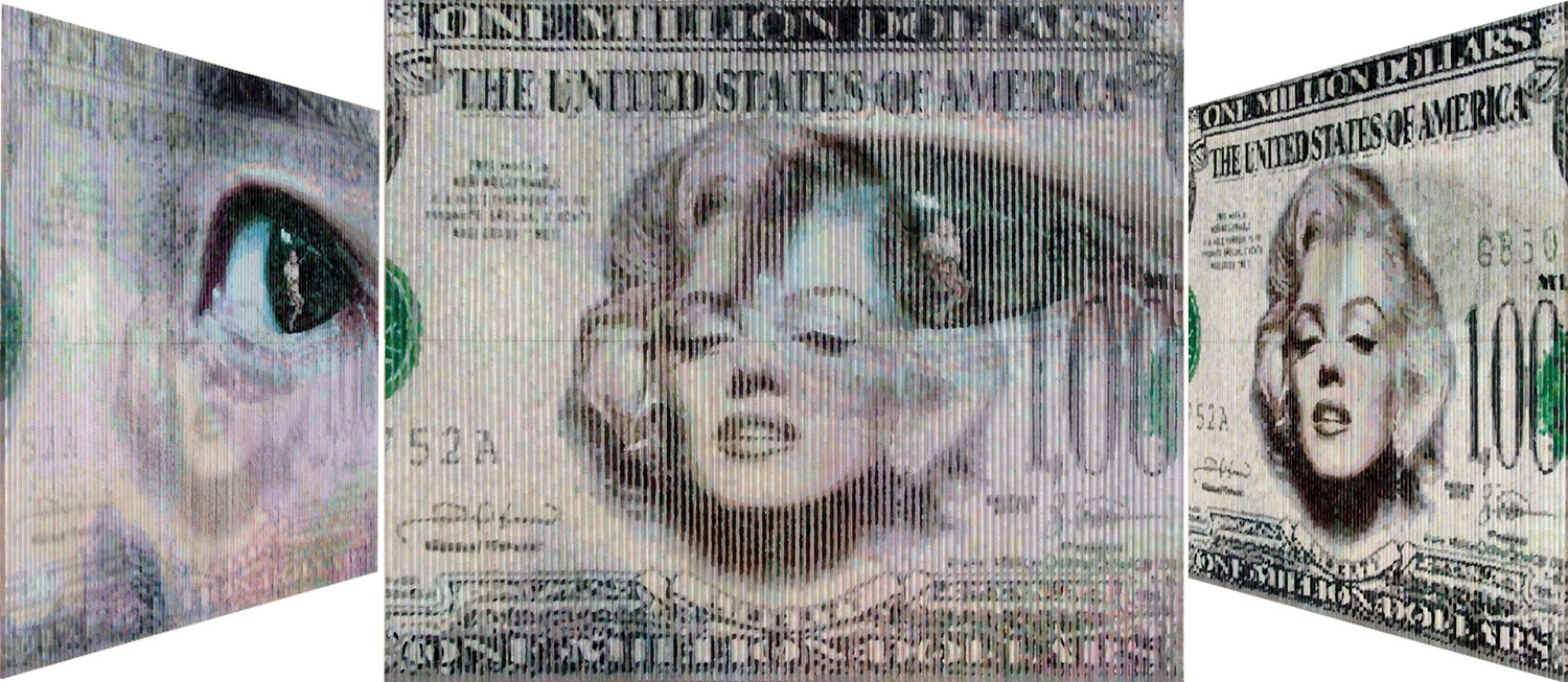 Lee Young-Ha, Marylin Monroe, 45.5x50cm, oil on canvas, 2011
