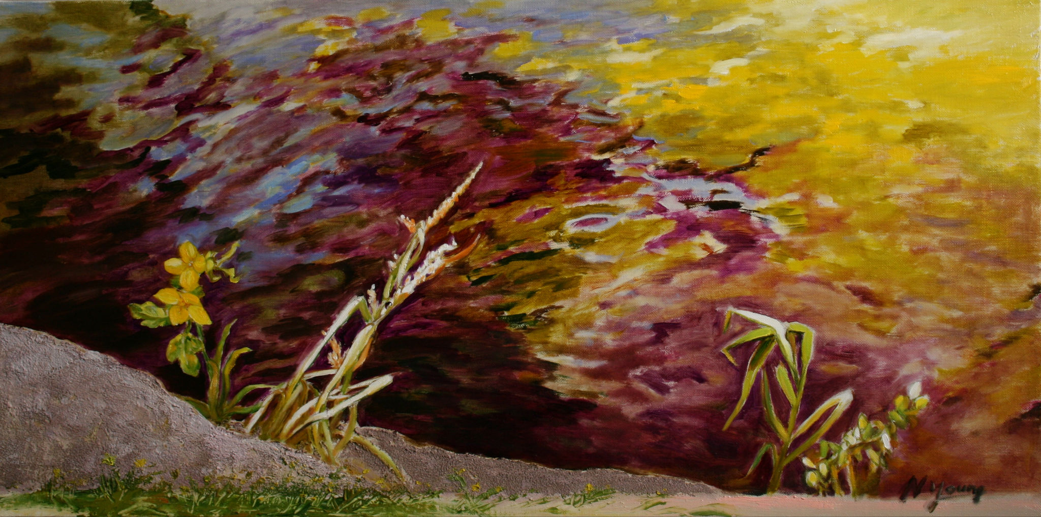 이중주-9, 37x75cm, mixed media, 2012