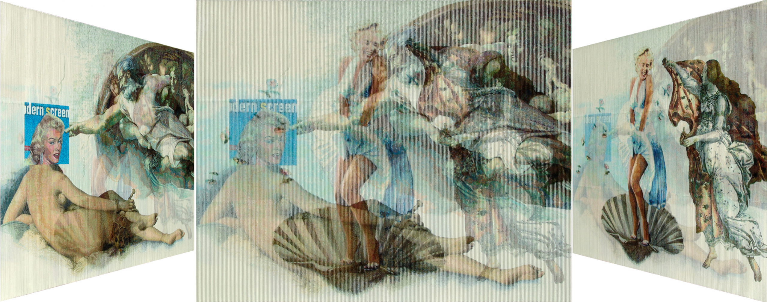 마릴린 먼로의 창조, 162.2×130.3㎝, oil on canvas, 2012