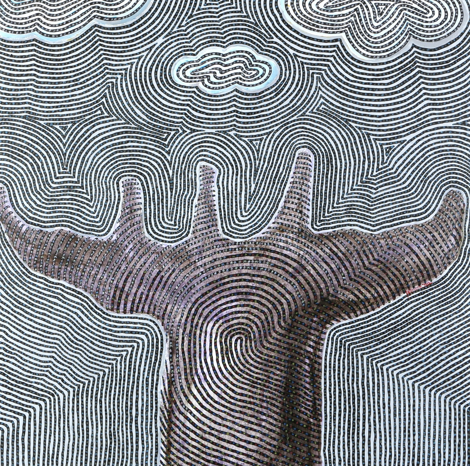 wavelength 2 145x145cm