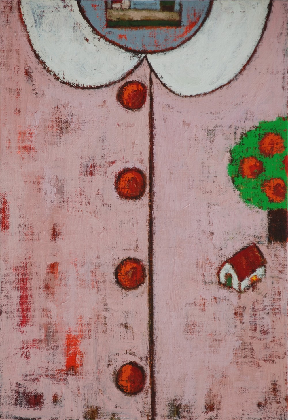 산책2013년 oil  on  canvas 33x23cm