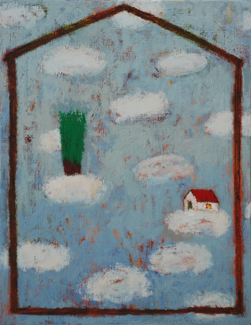 산책2013년 oil  on  canvas 41x31.8cm
