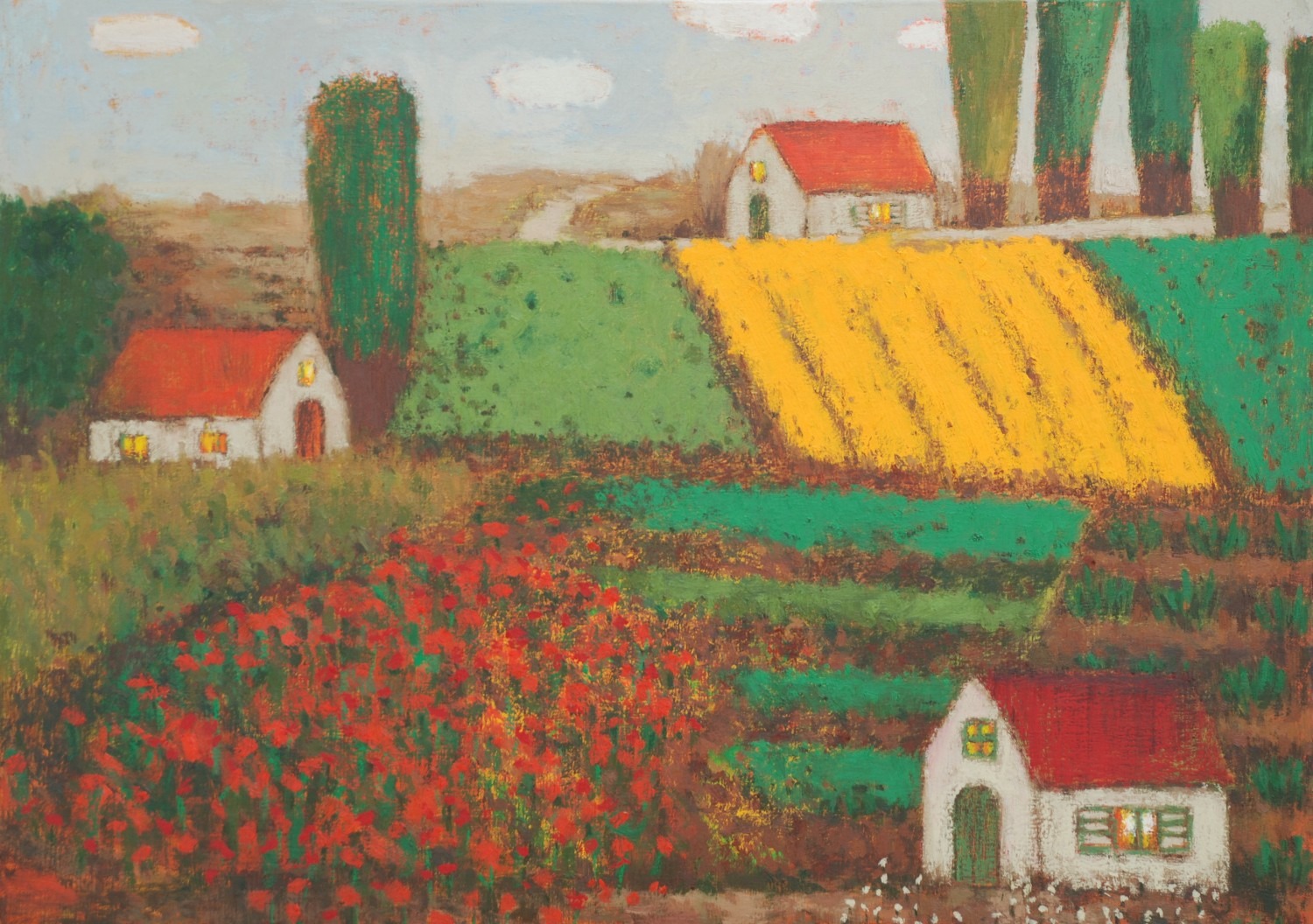산책2013년 oil on canvas 91x65cm