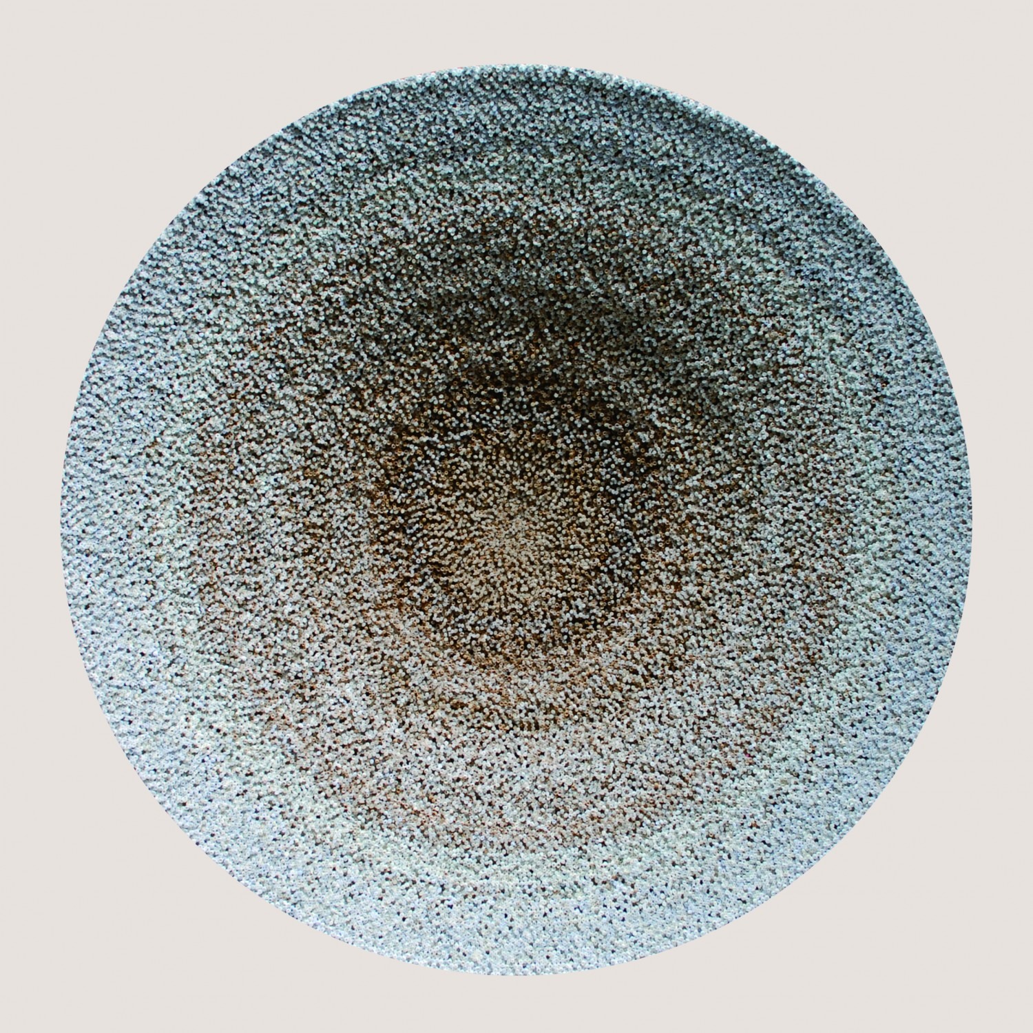 공명, 122x122cm, 원지름 108cm, 두께 26cm, 2014