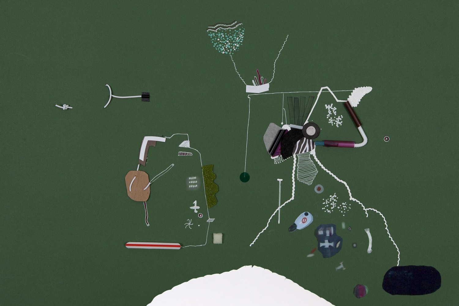 Yeoksamdong, Mixed media on paper, 54x39cm, 2013