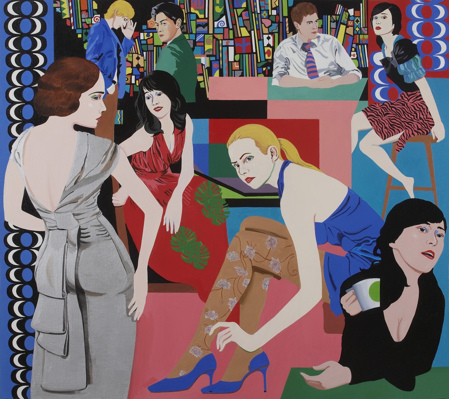 after the wedding #8 , 135x120cm, oil on canvas , 2008