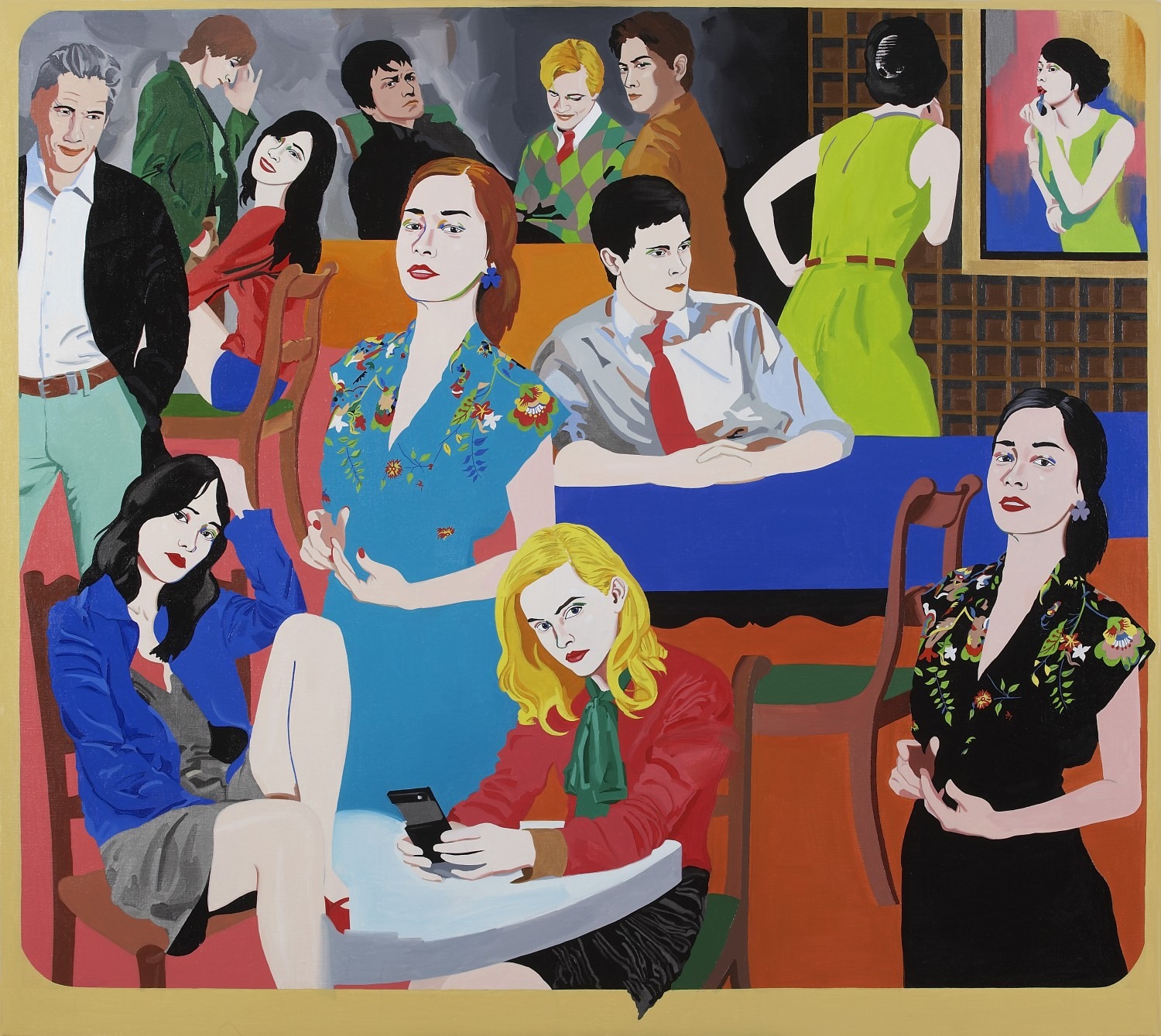 after the wedding #9 , 135x120cm, oil on canvas , 2008