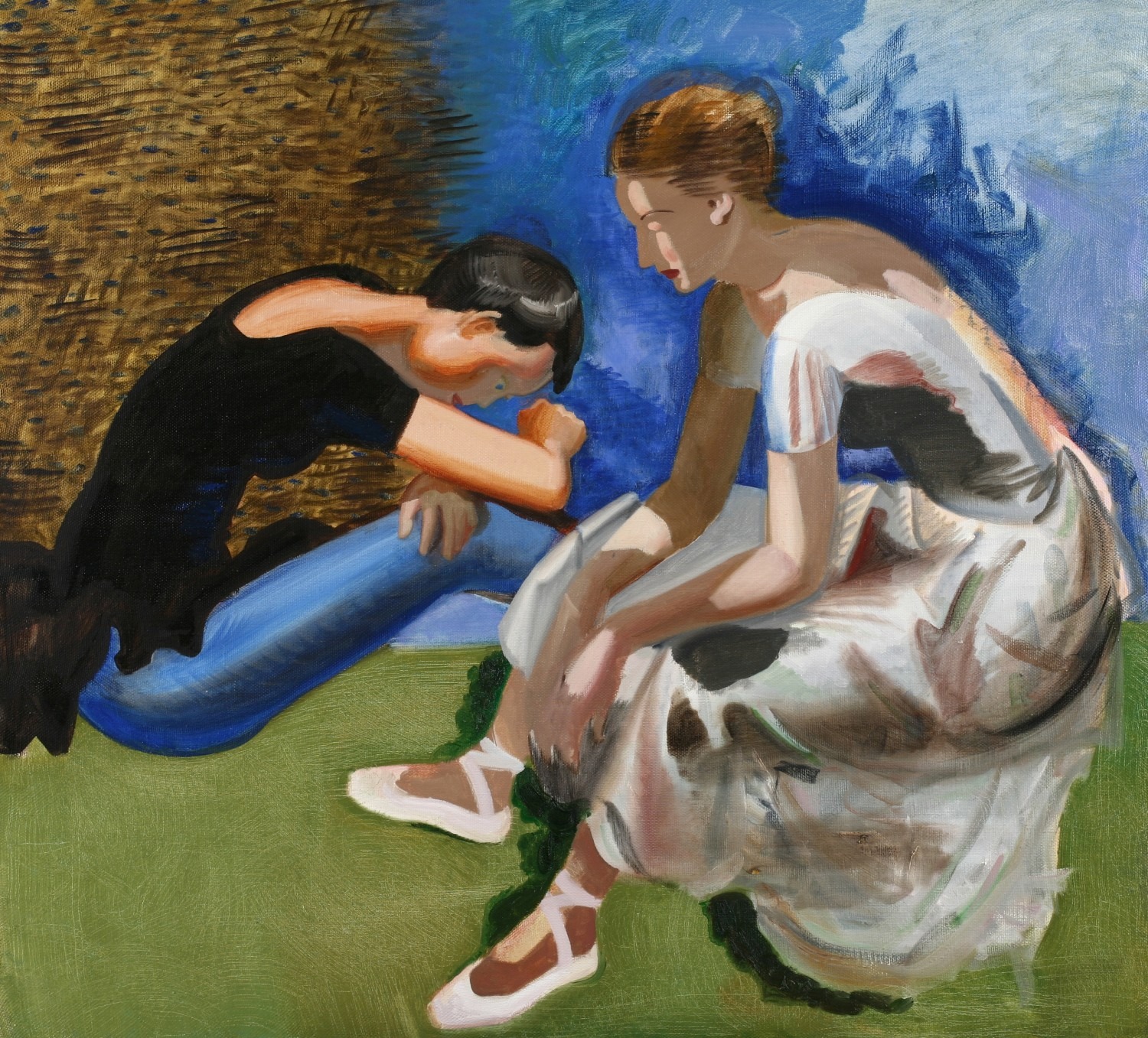 ballet_ 3, 110x100cm, 1999, oil on canvas