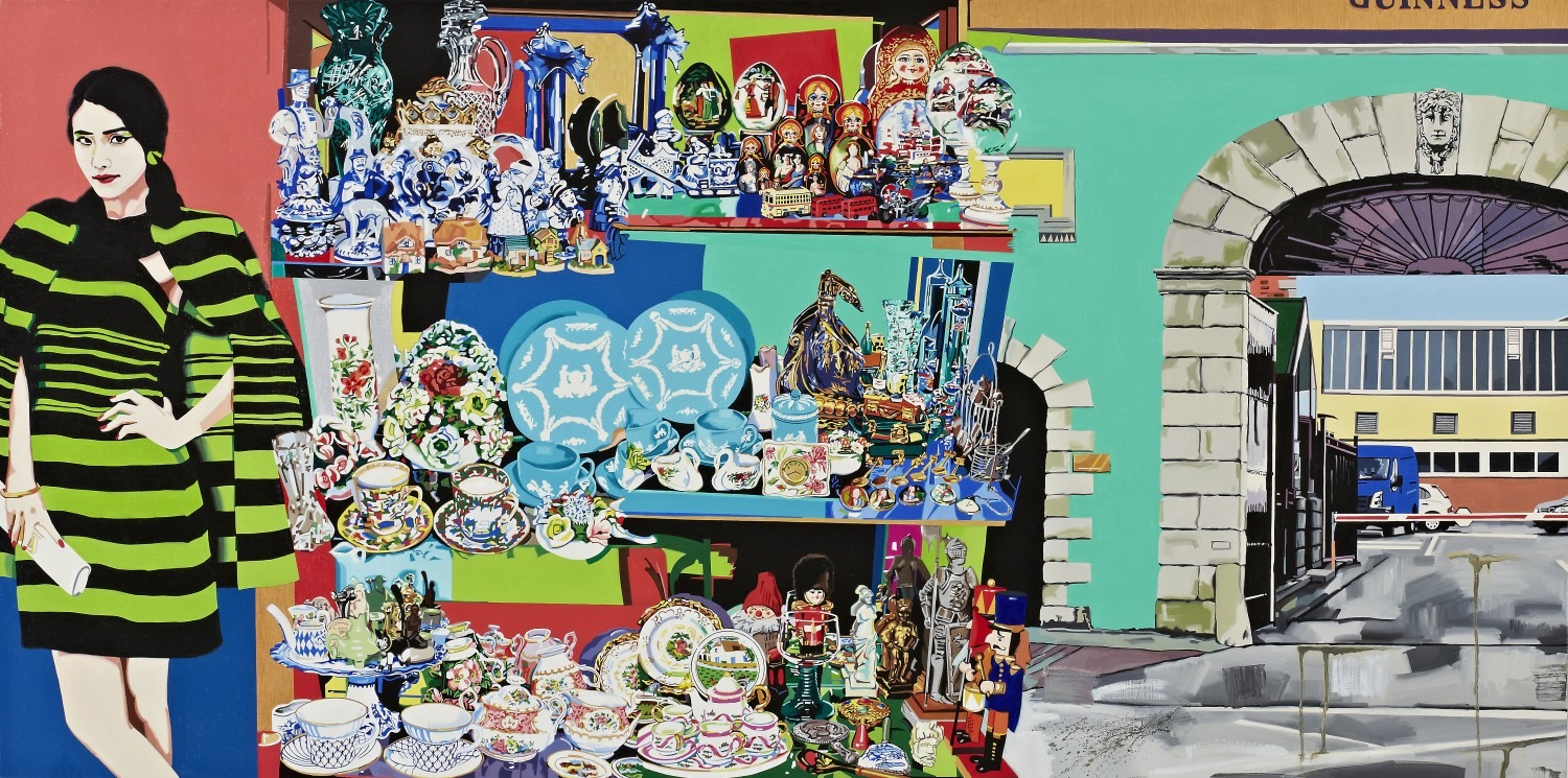 st_james gate,160x80cm,oil on canvas,2012