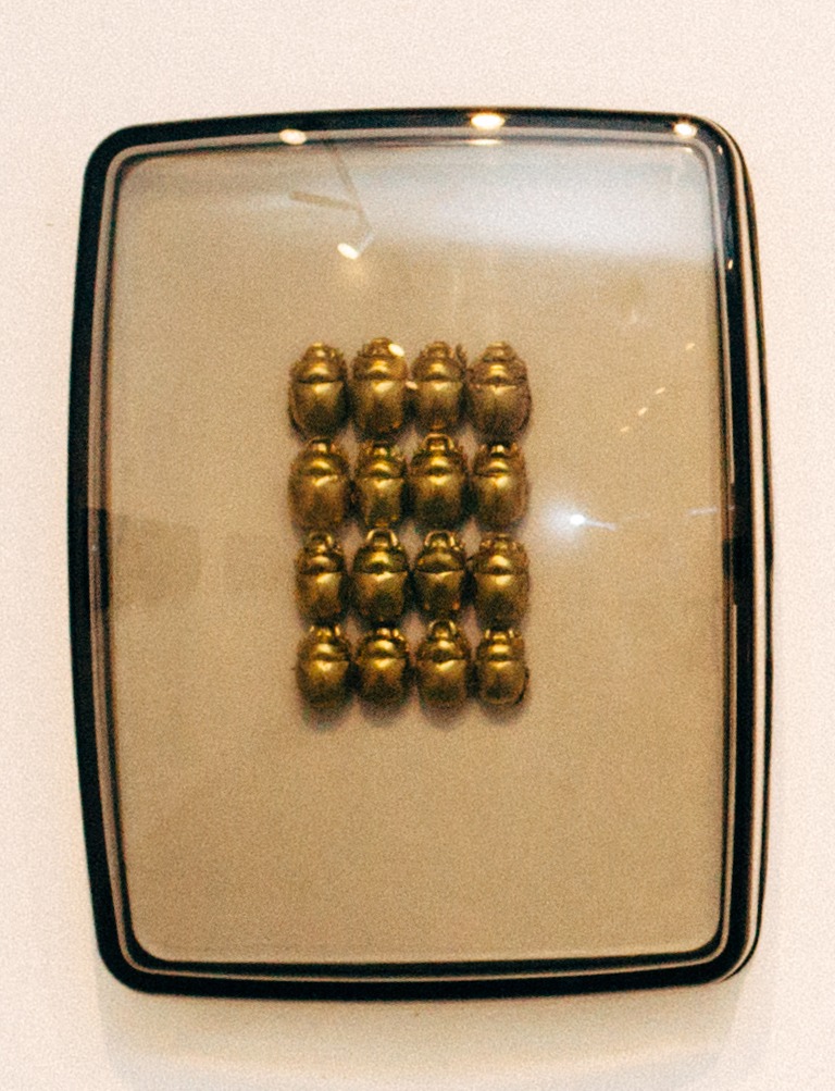 Forever Young, 34x44cm, painted scarab in CRT, 2014
