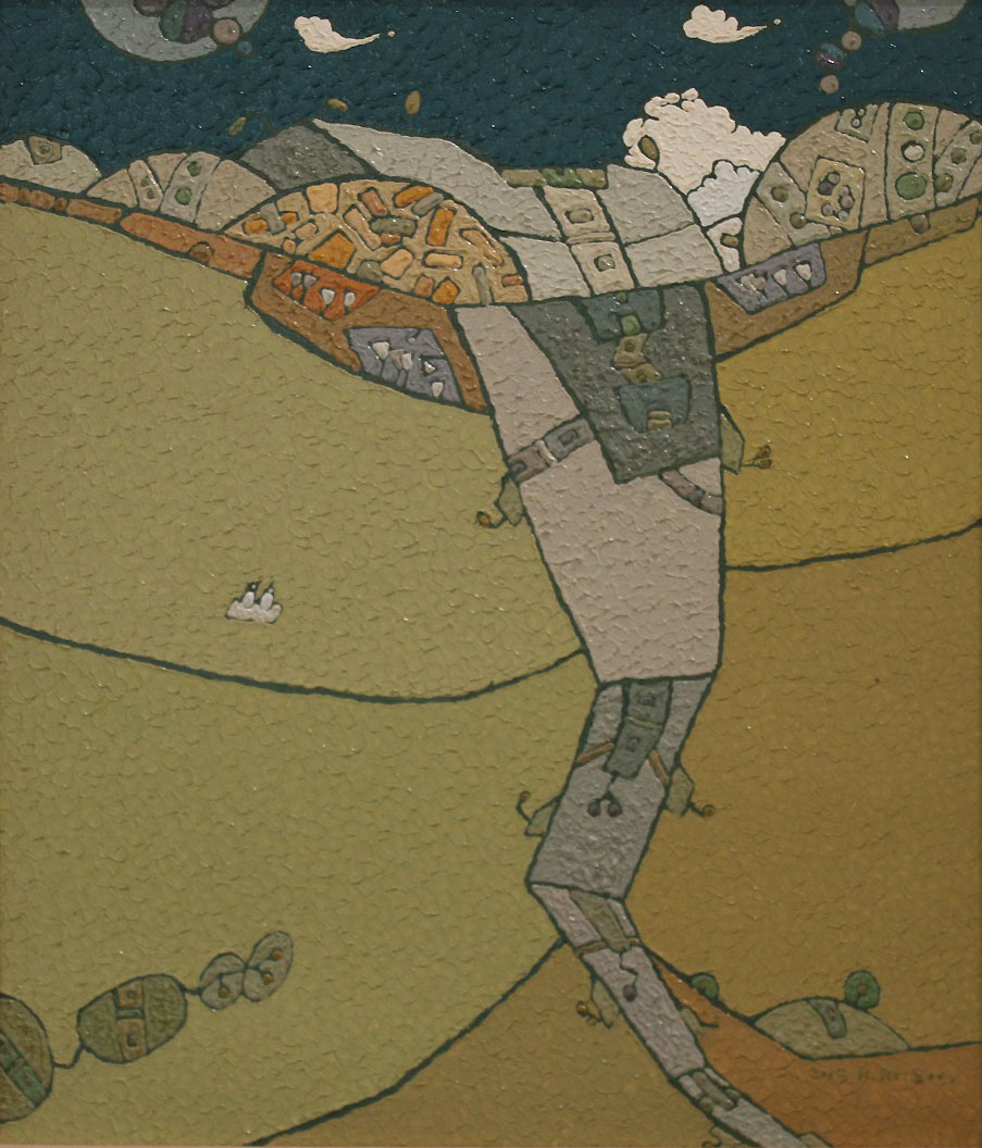 가을길, 53x45.5cm, oil on canvas, 2013