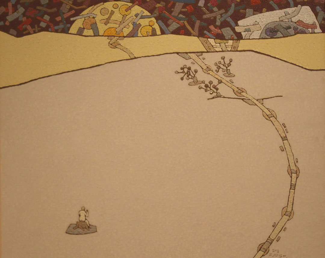 길, oil on canvas,72.7x60.6cm,  2013