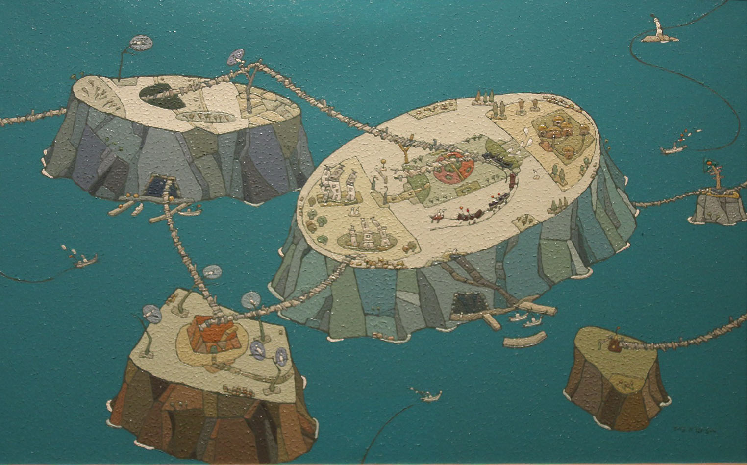 바다여행, 116.8x72.7cm,  oil on canvas, 2013