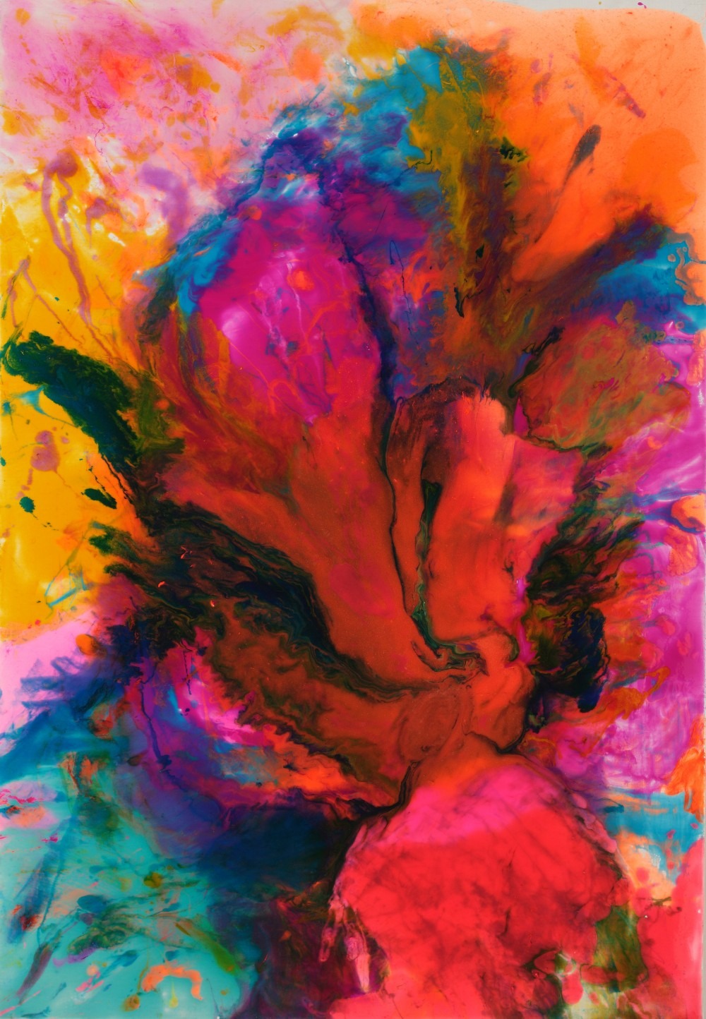 a series of moments, 117x81cm, mixed media, 2015
