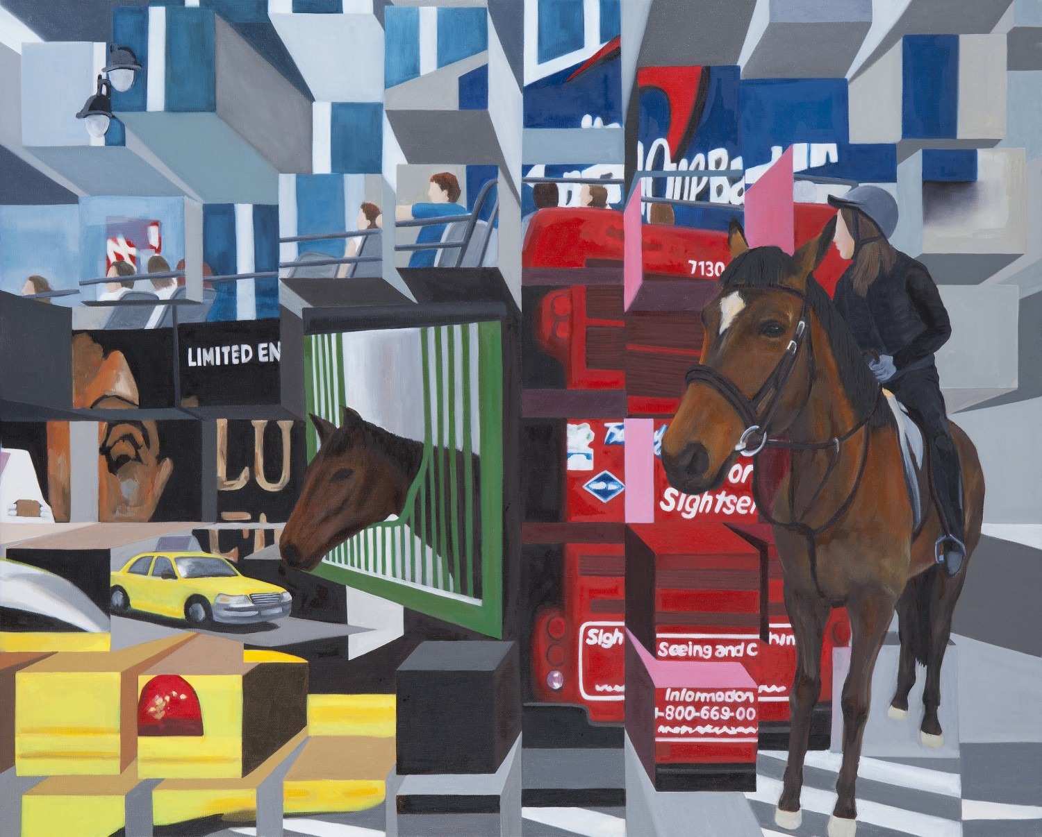 New York Stella  90.9×72.7㎝ oil on canvas 2016