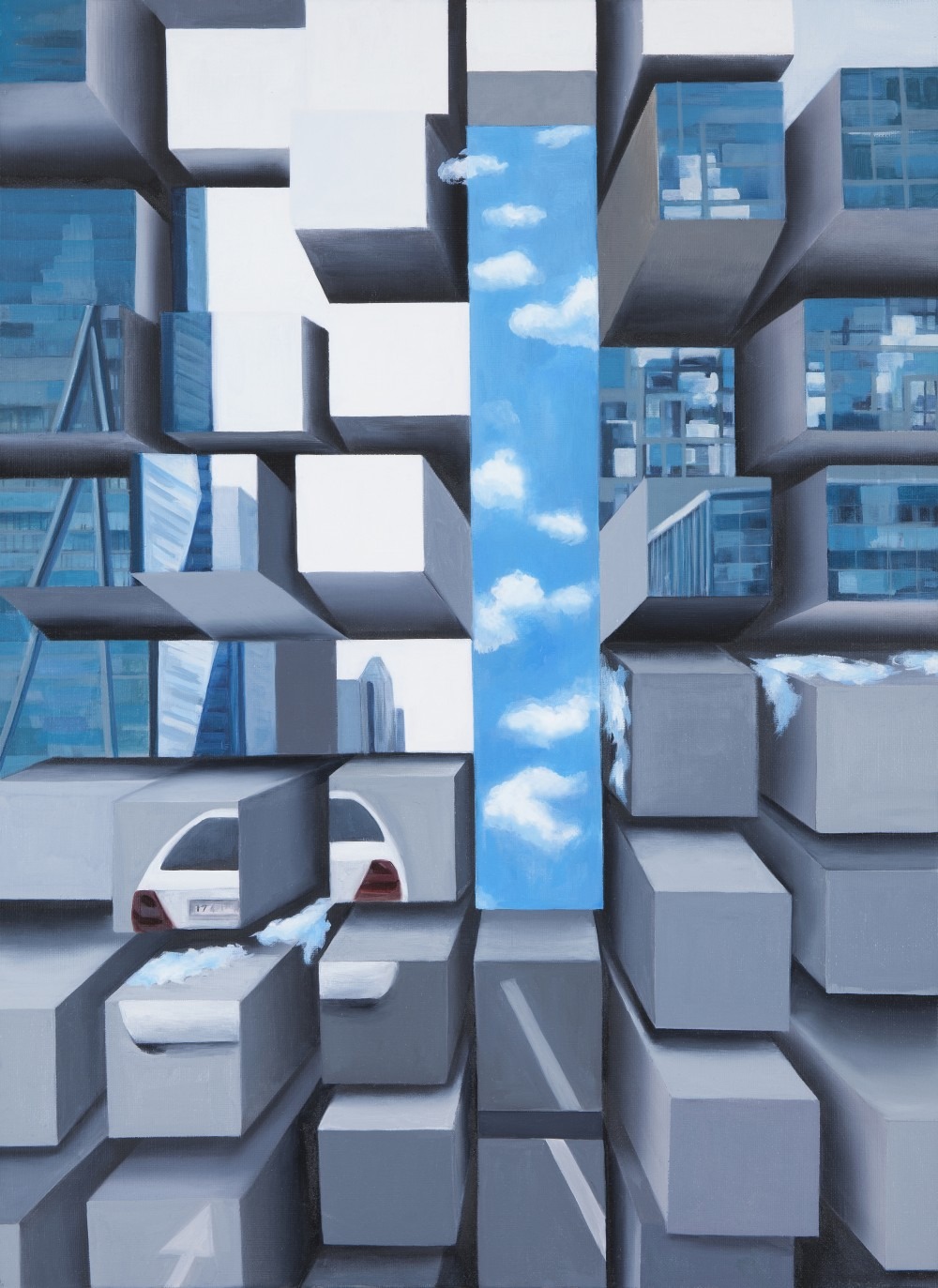 Wall space      72.7×53㎝ oil on canvas  2014