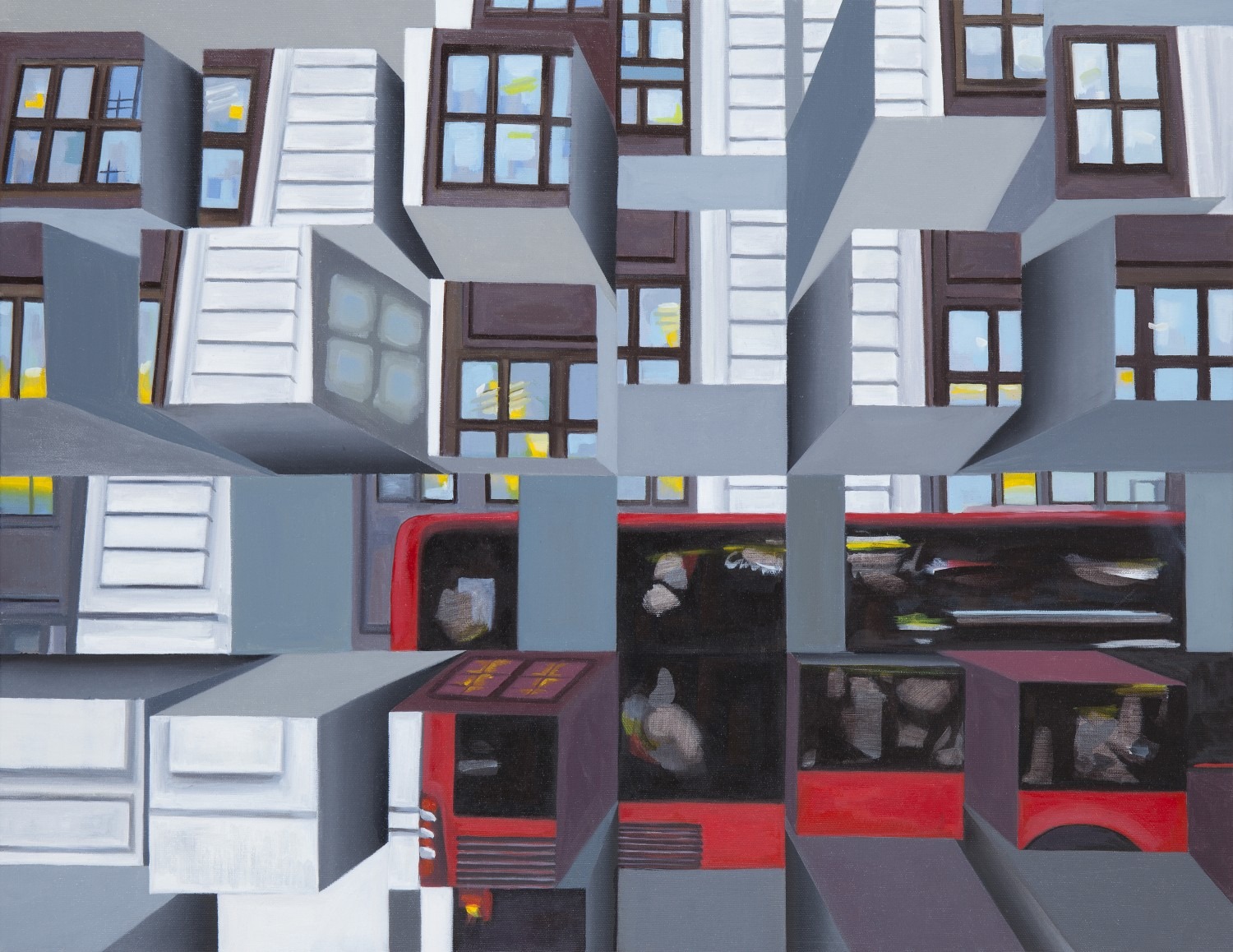 London landscape 65×50 oil on canvas  2014
