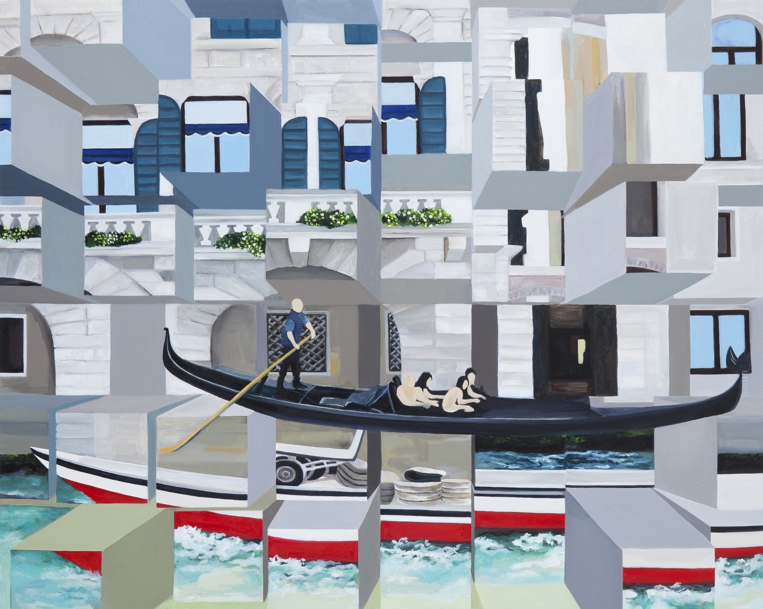 Flowing Time 90.9×72.7㎝ oil on canvas 2016