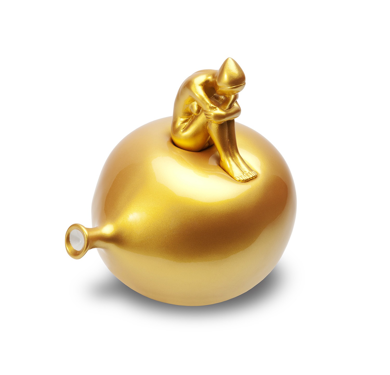 Chang Suna, So so-1, colored on Bronze, 27x19x23cm, 2012