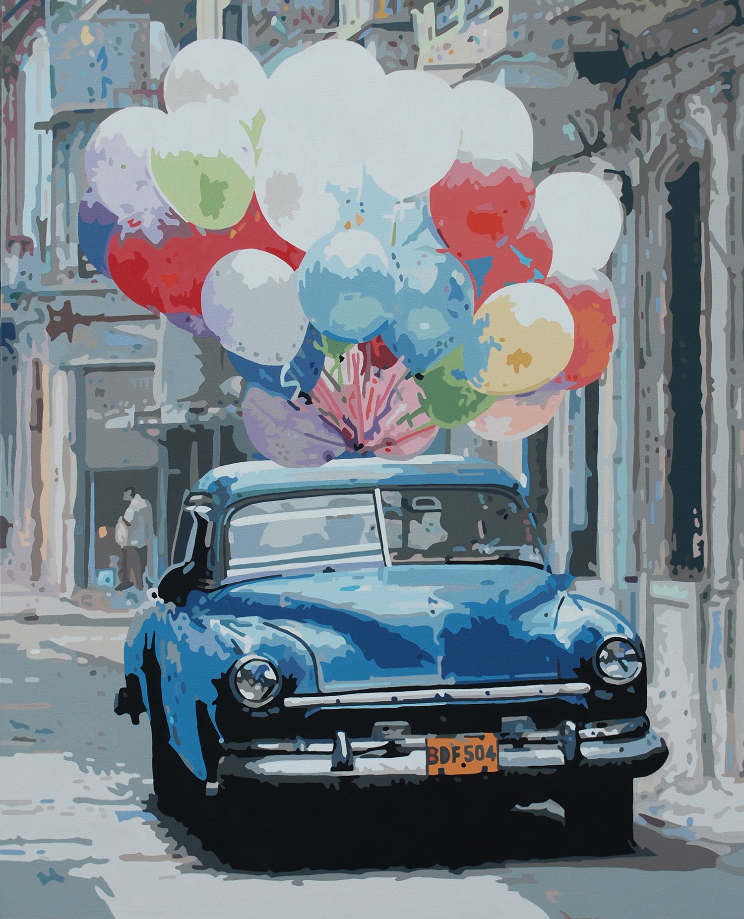 Kim Myeonggon, Car with a dream 91 × 72.7cm Acrylic on canvas 2013