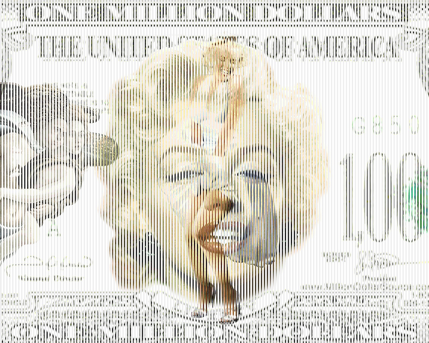 Lee Youngha, the Birth of Marilyn Monroe, 90.9x72.7cm, 2013
