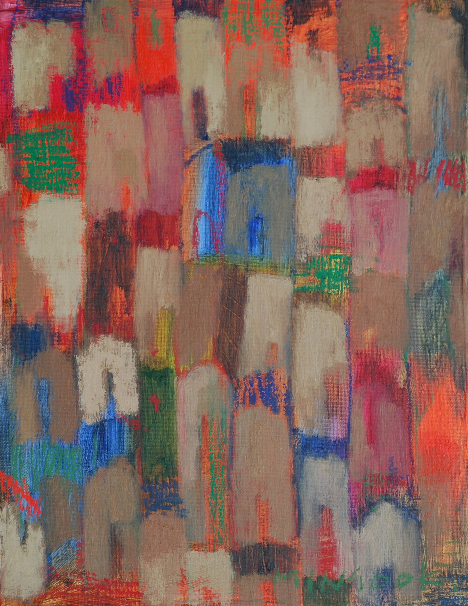 Jang Minsook, Stroll, 40.9x31.8cm, Oil on Canvas, 2014