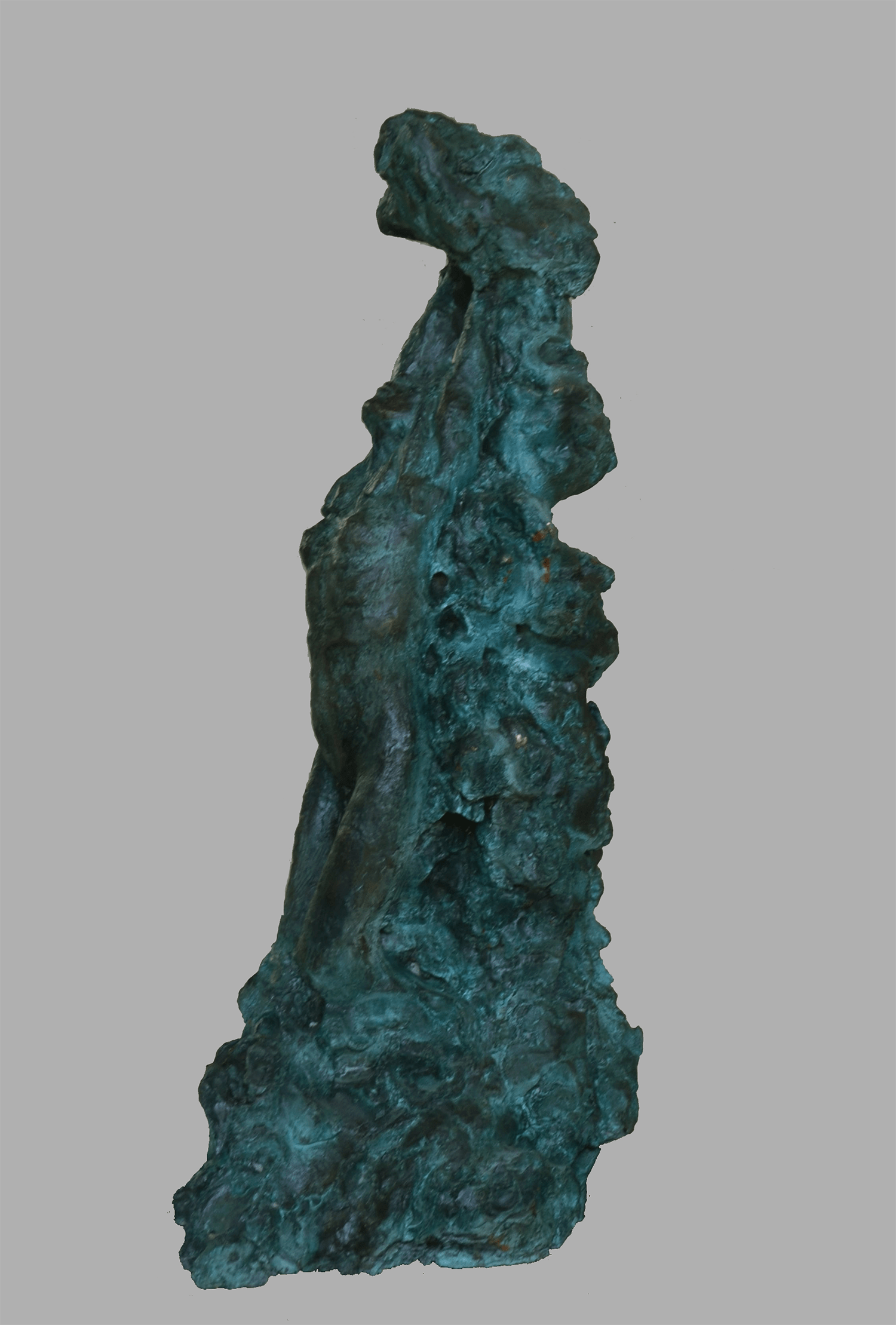 Jian Wang, Morning, 76hx22x22cm, Bronze, 2011