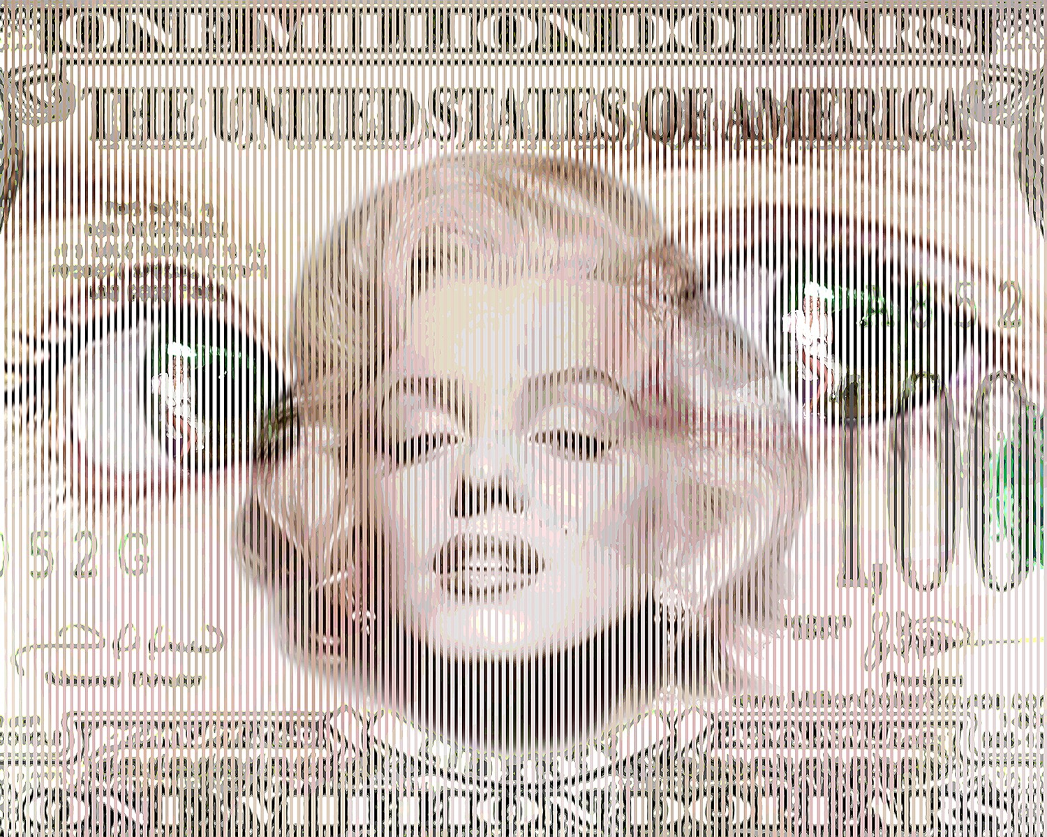 Lee YoungHa, Symbol-Marylin Monroe, 90.9x72.7cm  oil on canvas, 2013