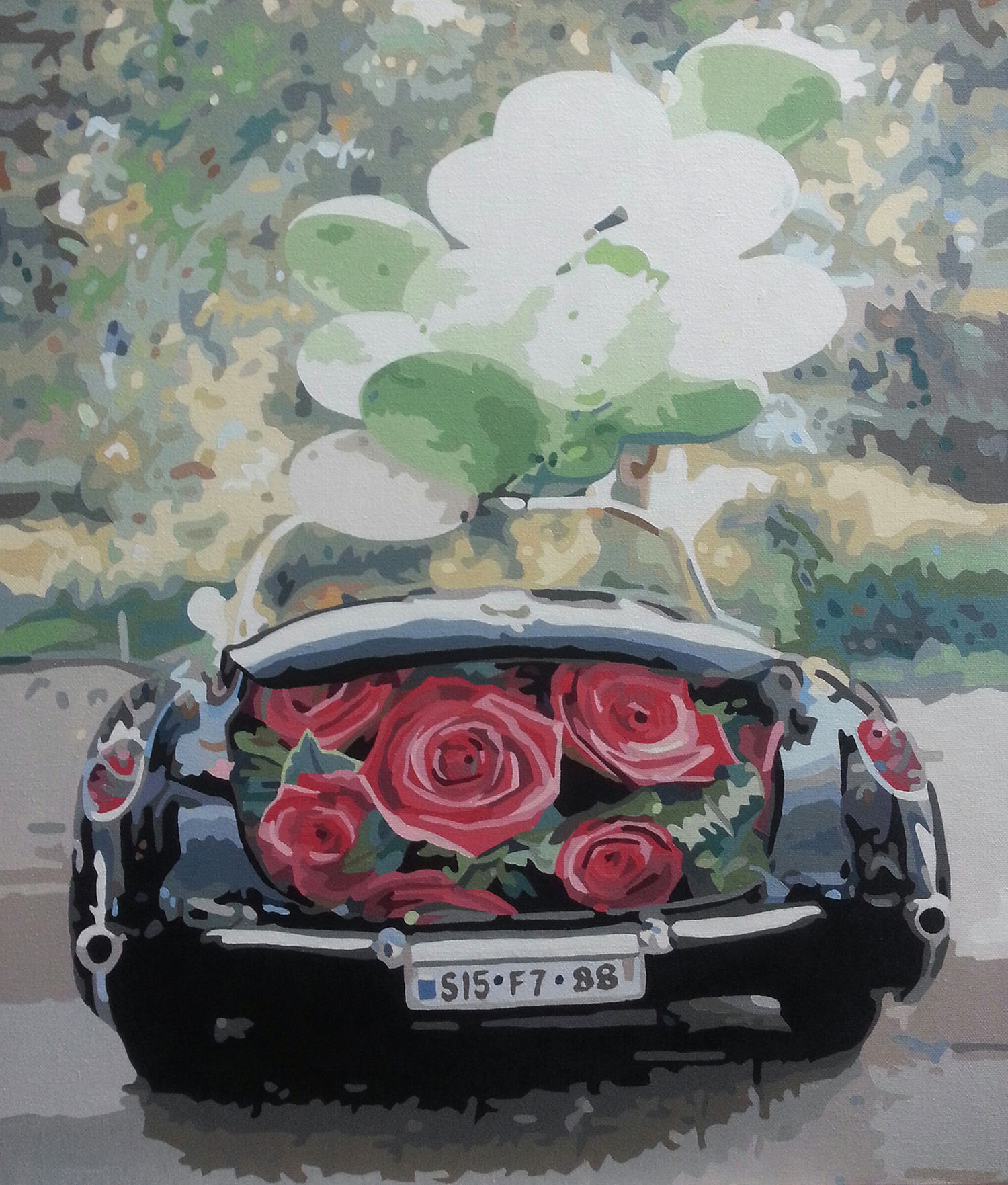 김명곤 저랑 결혼하실래요. 53.0× 45.5cm Acrylic on canvas 2015