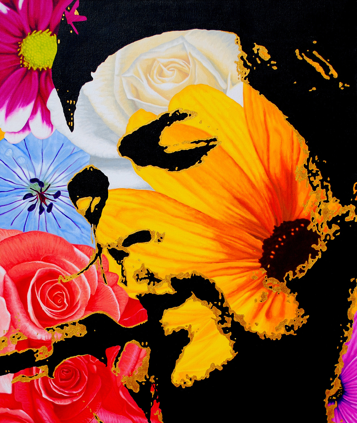 태양을 마주할용기 72.7 x 60.6 Acrylic on canvas 2010