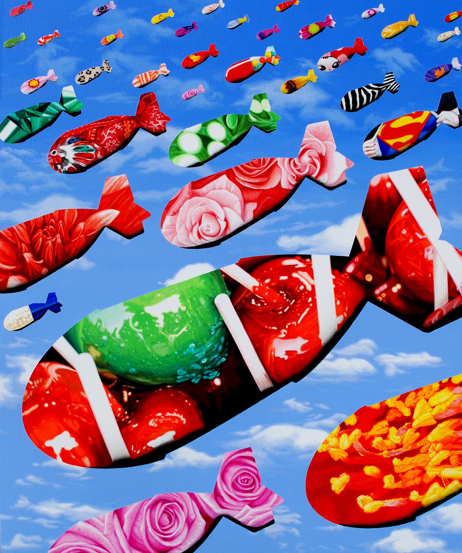 present  60.6 x 72.7 acrylic on canvas 2011