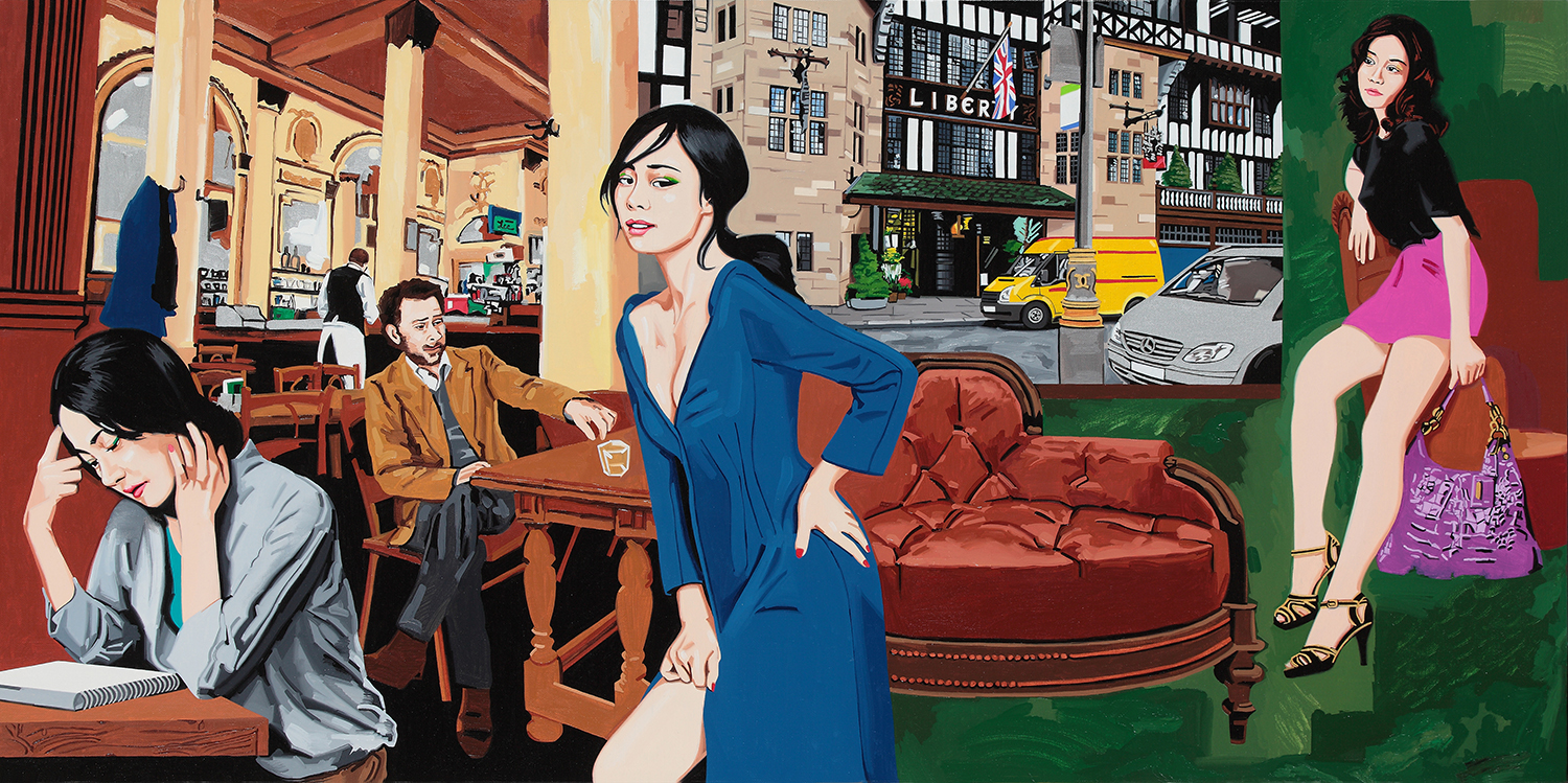 이화백, liberty , 120x60cm , oil on canvas , 2015