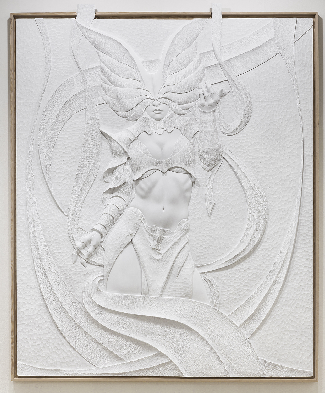 윤두진Yoon Dujin, Elysium_134x210cm_Plastic panel carving_2017, 3천 (2)