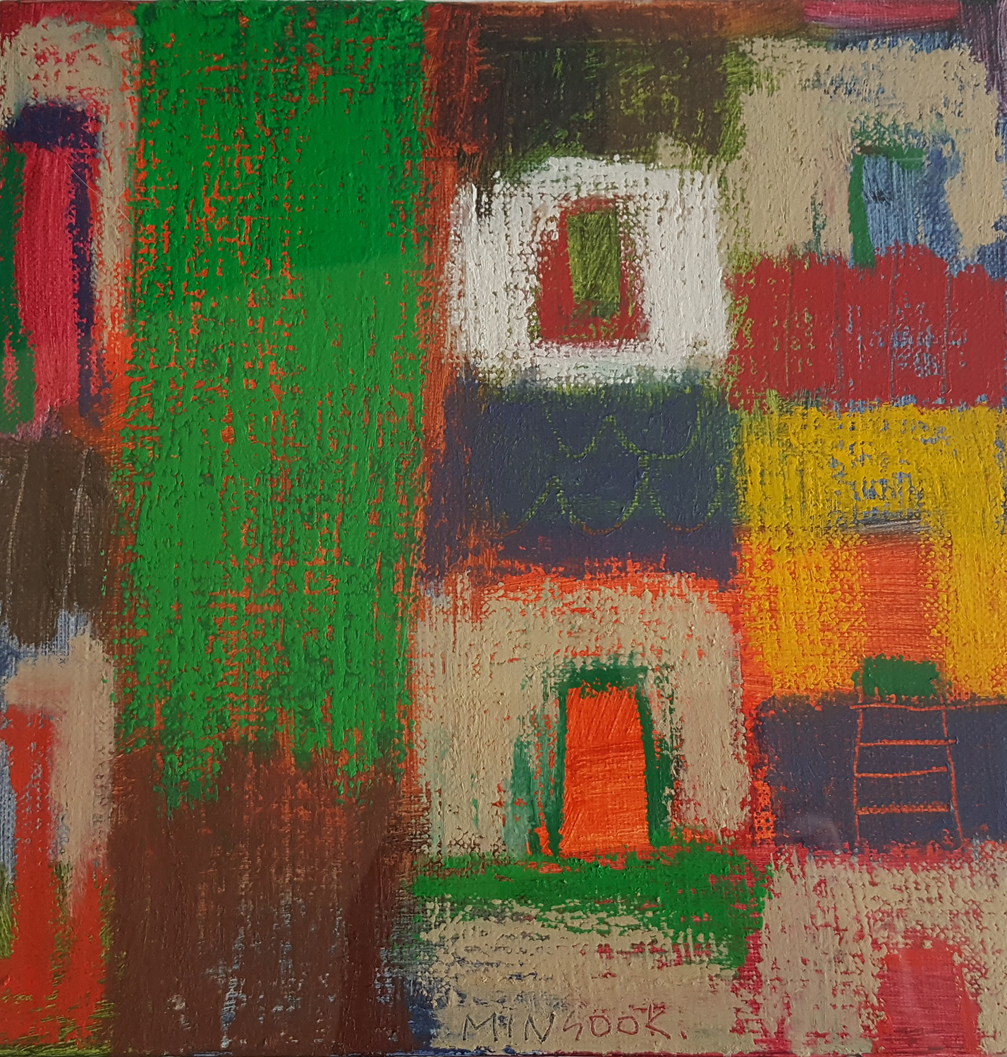장민숙, 산책, 27x27x5cm, Mixed Media, 2012 (2)