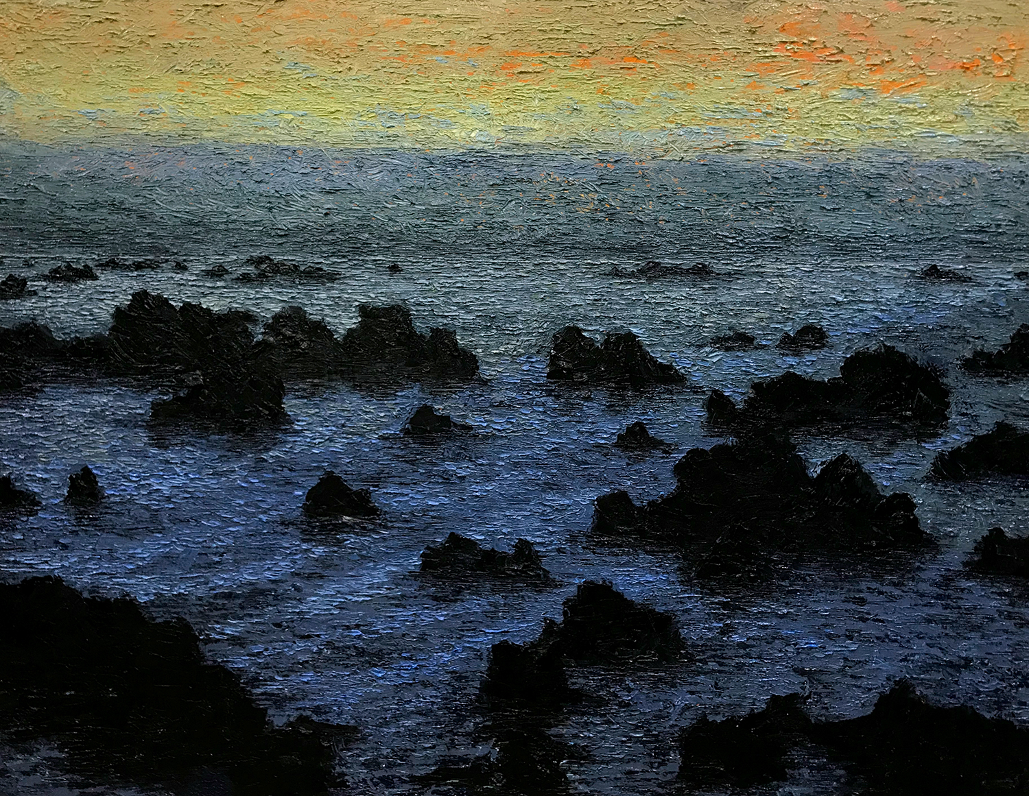 Instant Landscape-Aewol sea#4, 91x116.8cm, oil on canvas, 2019, 1500만원
