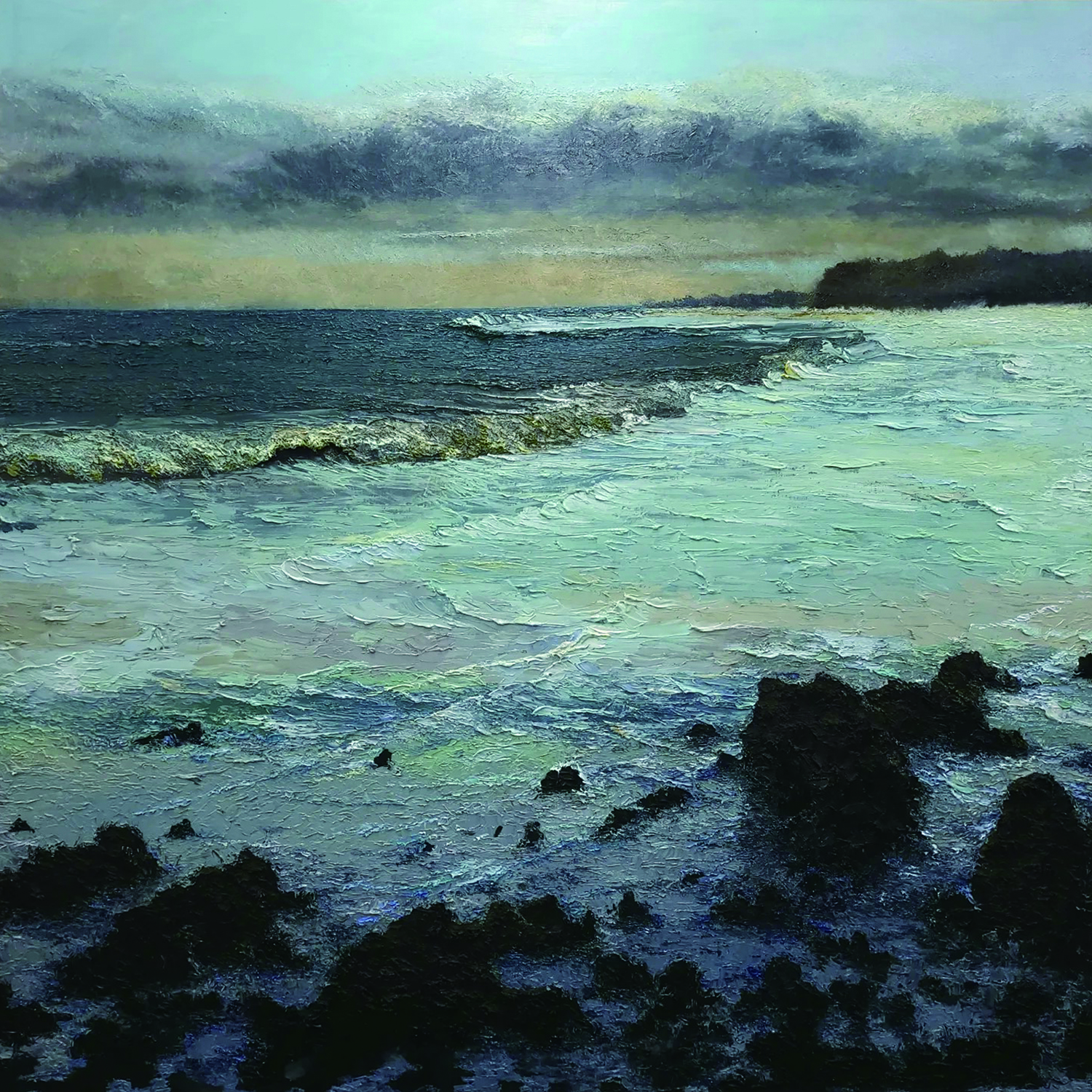 Instant Landscape-Aewol sea#6, 175x175cm, oil on canvas, 2021, 3500만원 (2)