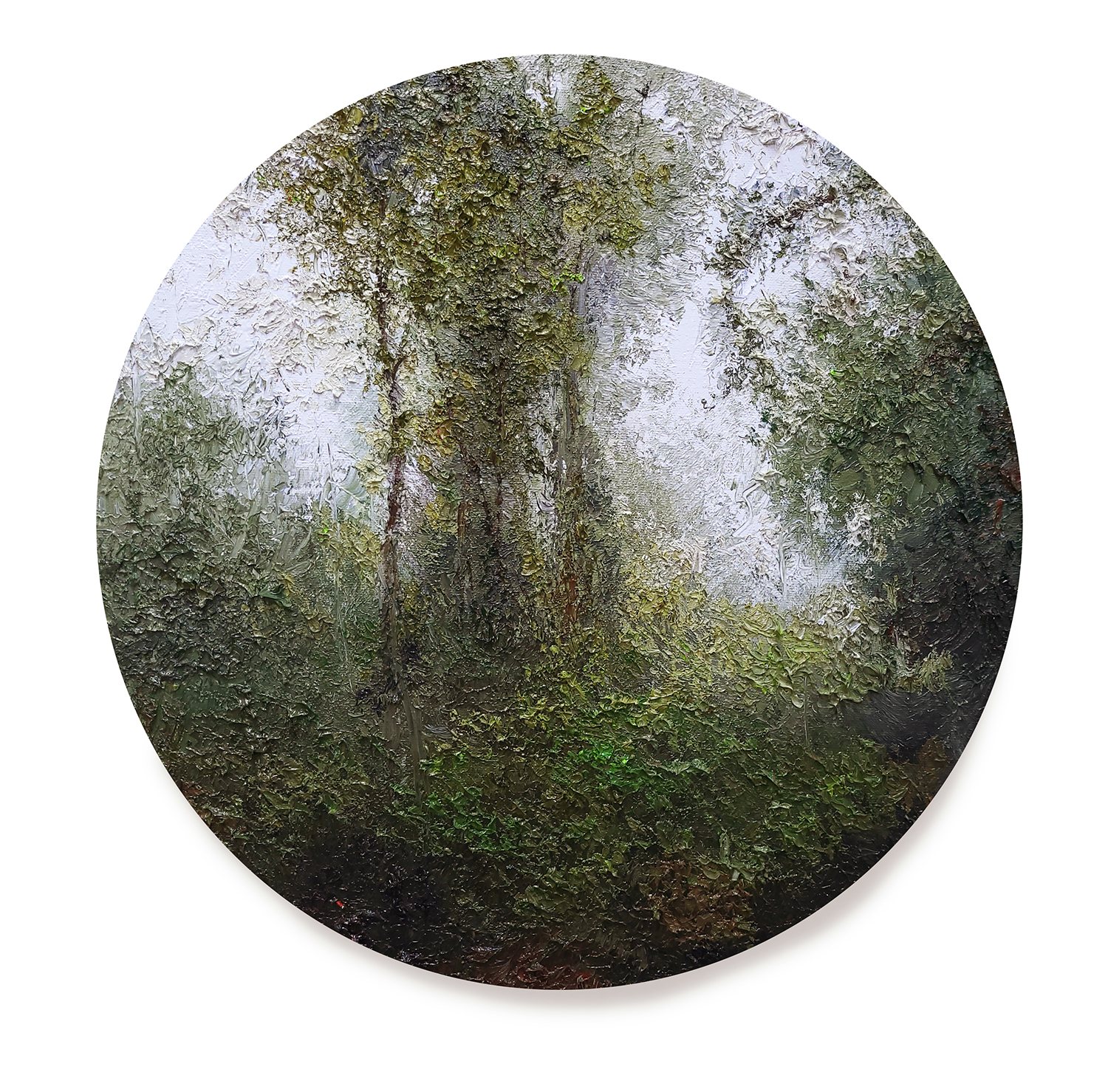 Instant Landscape-Gumgil#9, 40cm di, oil on canvas, 2021, 300만원