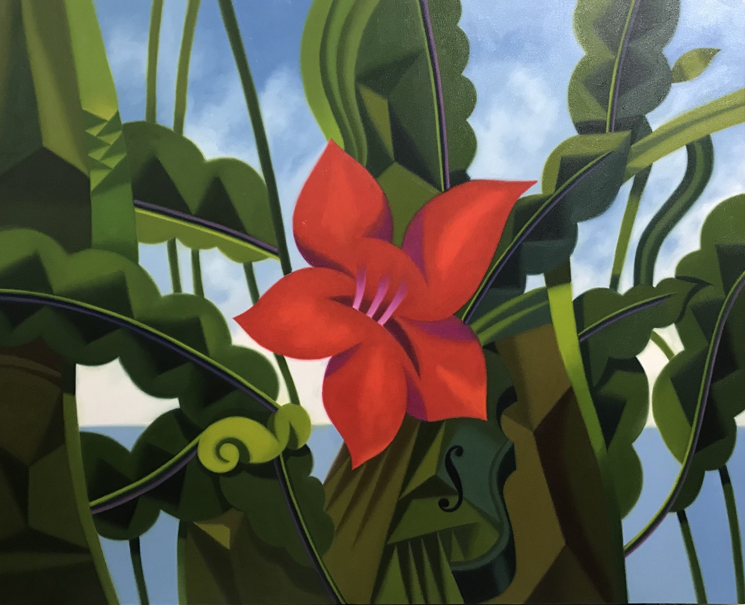 image forest321 130.3x162.2cm oil on canvas 2019