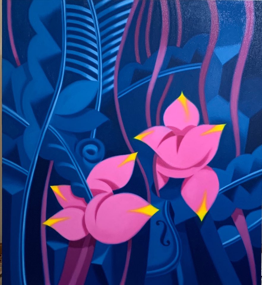 image forest324 110x100cm oil on canvas