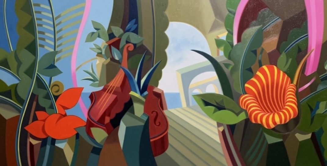 image forest504 100x200cm oil on canvas 2023