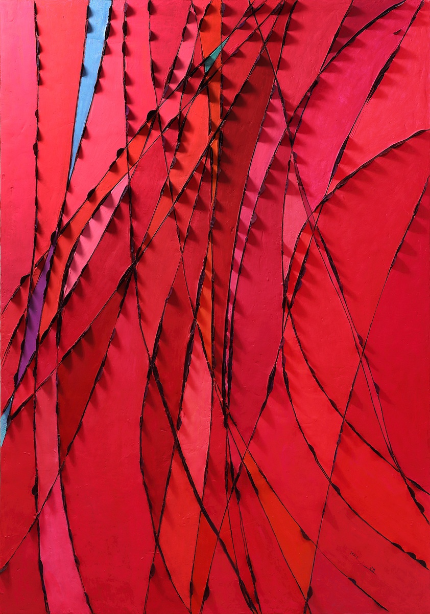 FLOW, 162.2x112.1cm, Mixed Media, 2021