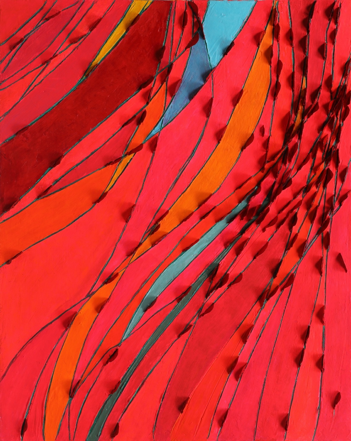 FLOW, 90.9x72.7cm, Mixed Media, 2021