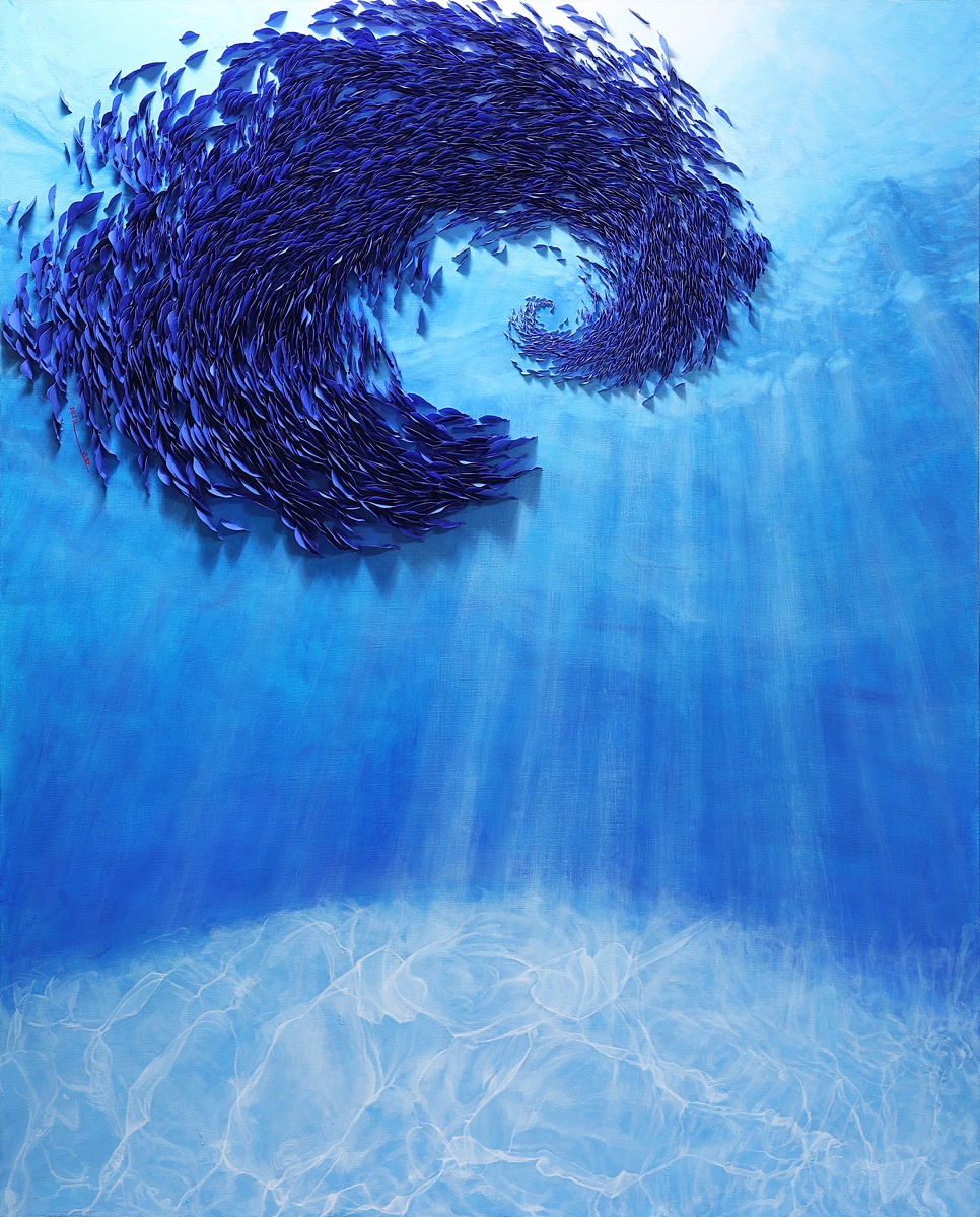 FLOW, 162.2x130.3cm, Mixed Media, 2023