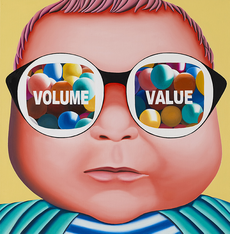 choiyunjung_pop kids #125_53×53cm_oil on canvas_2023