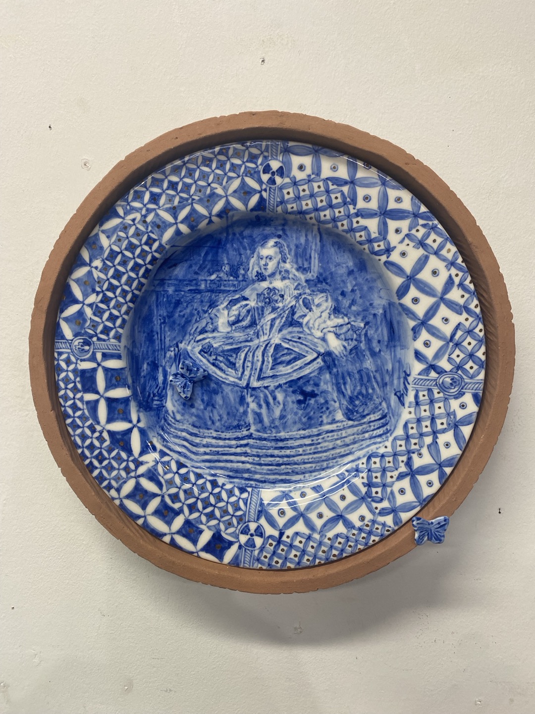 Unknown Lady, 29 dia(cm), ceramic, 2022