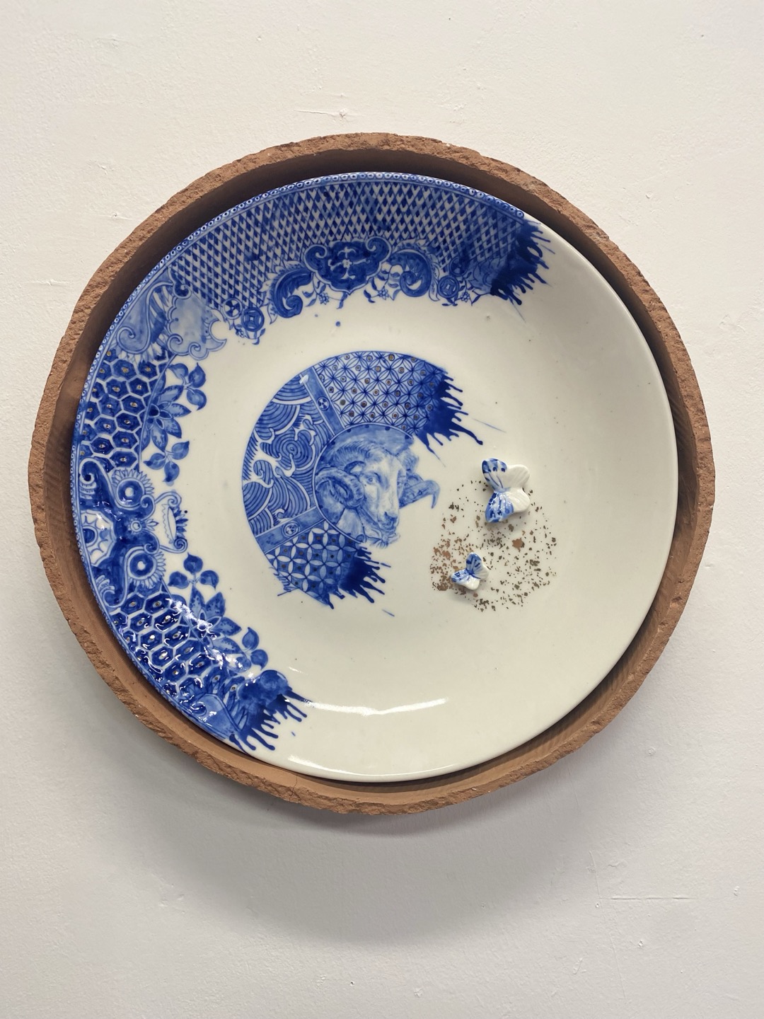 Unknown Portrait, 40.5 dia(cm), ceramic, 2024