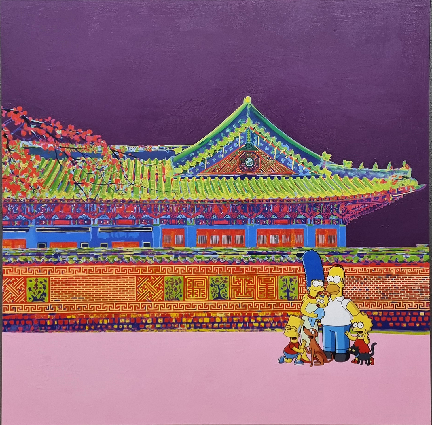 자경전 150X150cm acrylic on canvas 2020