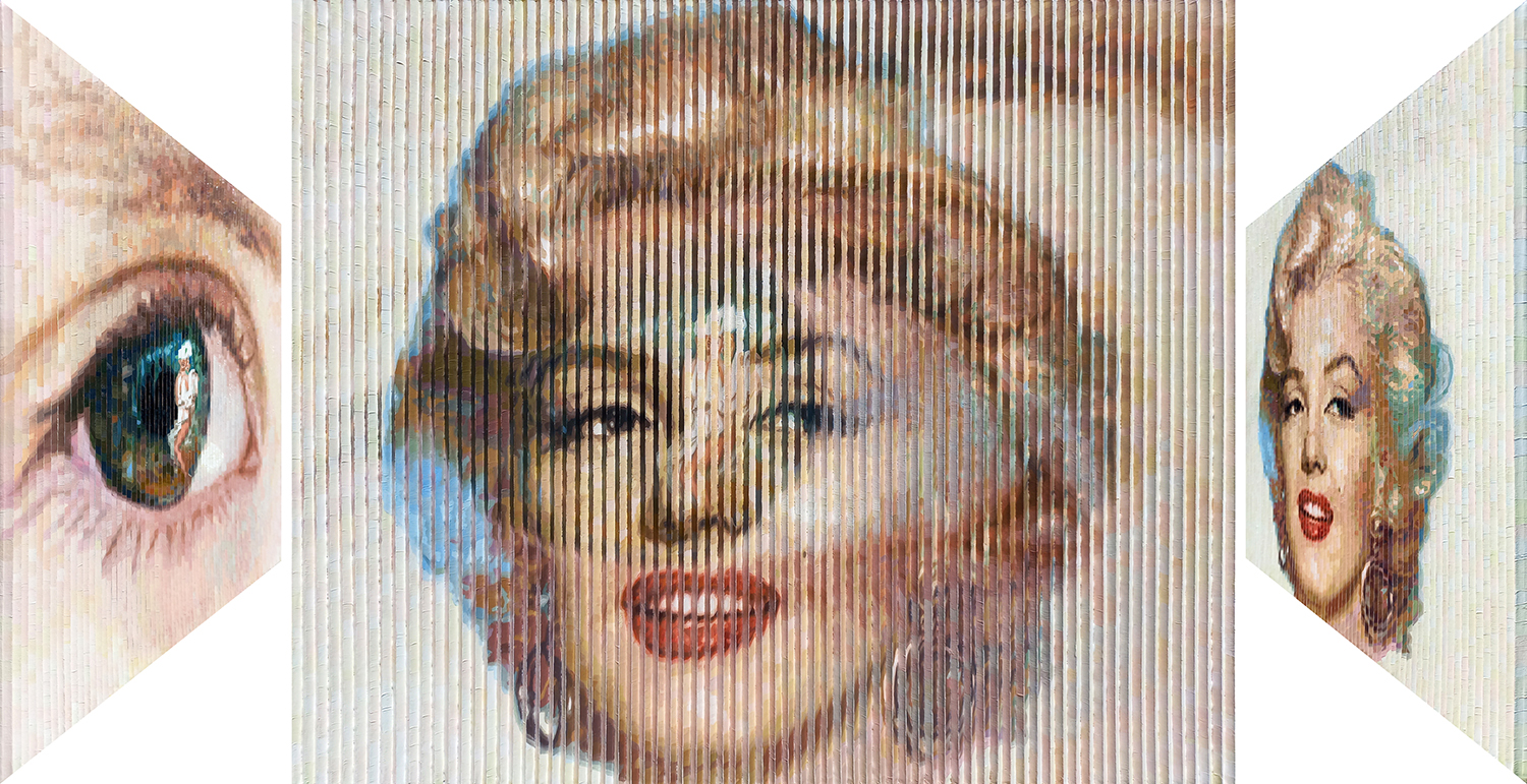 상징-마릴린 먼로IX Symbol-Monroe-IX, 45.5x37.9cm, Oil on canvas, 2024