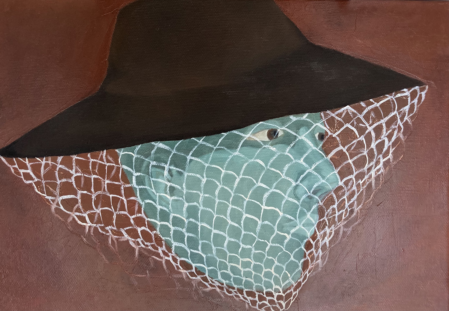 오영, 과잉보호, 26x18cm, Oil on canvas, 2024